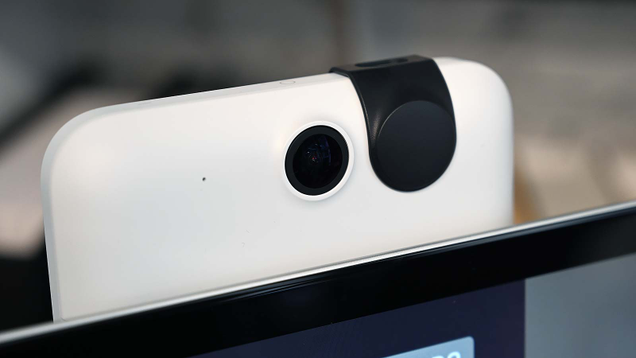 Facebook includes a camera cover. ‘Cause they know we’re all paranoid.
